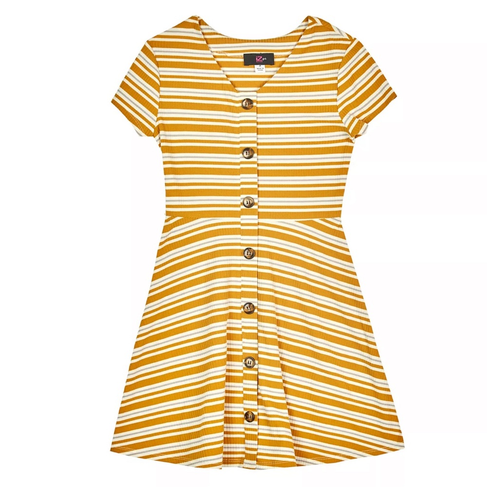 Yellow Striped dress